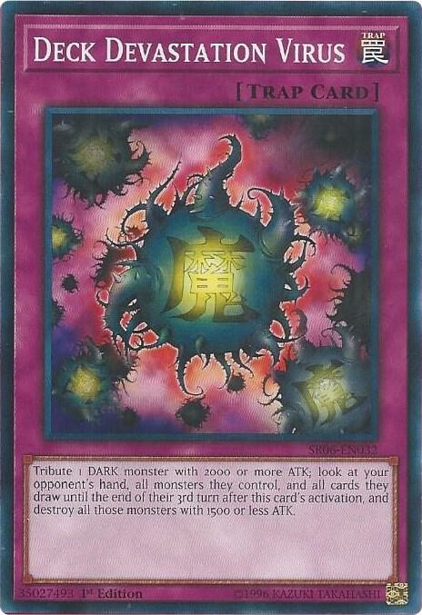 Yugioh Deck Devastation Virus 1st Edition Common SR06-EN032 NM