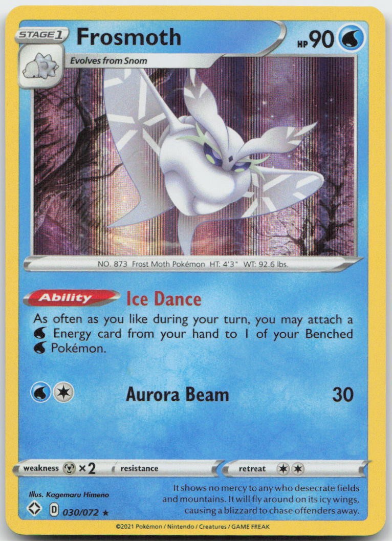 Pokemon : Frosmoth Shining Fates 030/072 : Holo R
