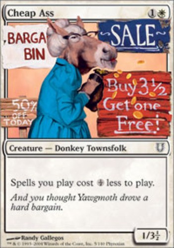 MTG – Cheap Ass – Unhinged – NM, English Magic FLAT RATE SHIP