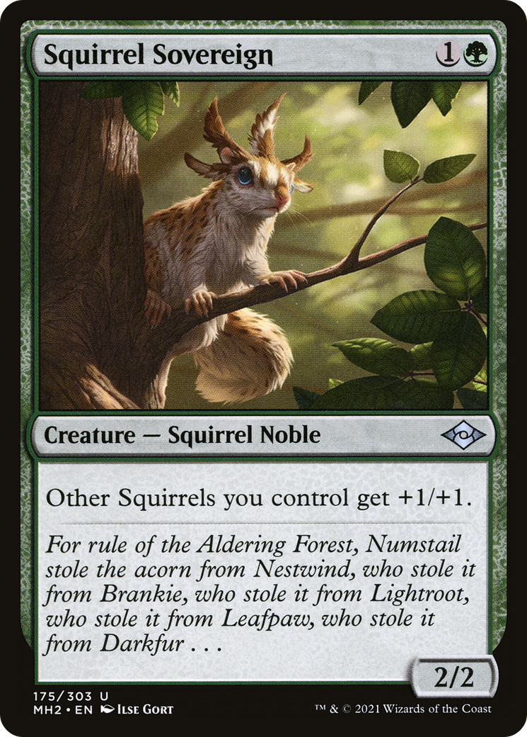 Squirrel Sovereign #175 (LP) Modern Horizons 2 MH2 Magic MTG