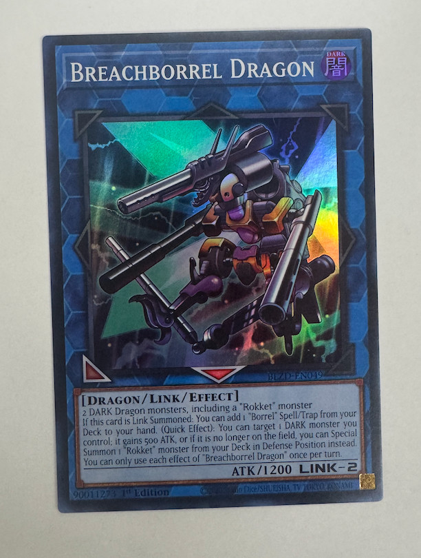 Breachborrel Dragon – BLZD-EN049 – Super Rare – Blazing Dominion – NM/M