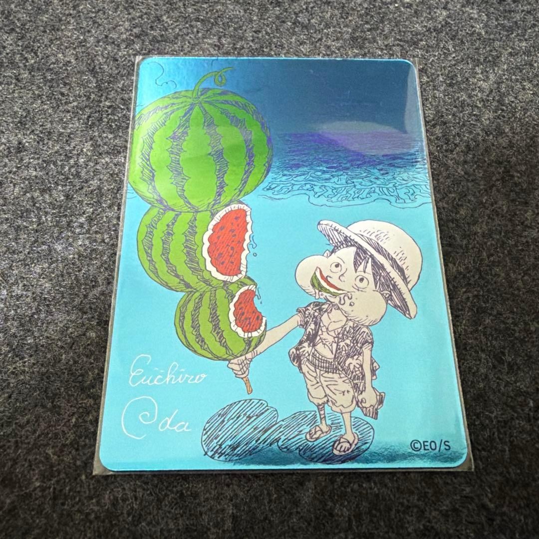 Natsucomi One Piece Luffy Eiichiro Oda Jump 2026 Meta-Kira Promo card Japanese