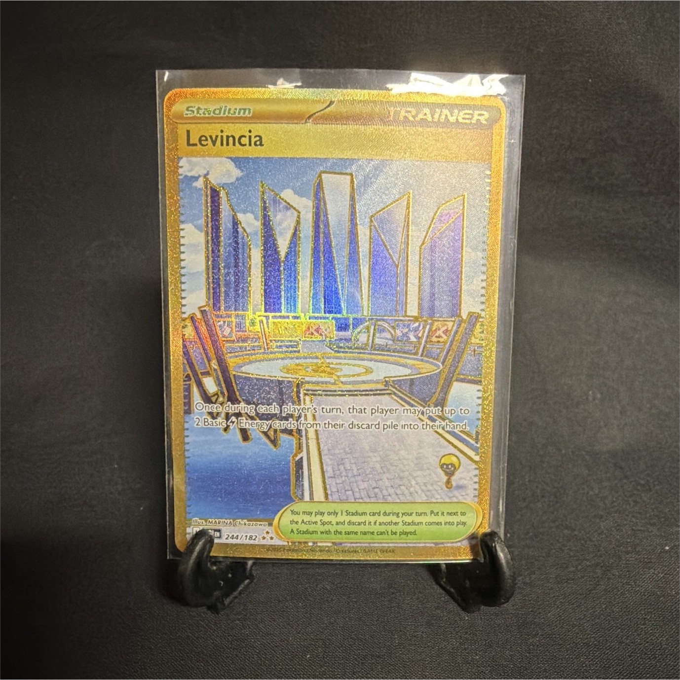 Levincia Destined Rivals 244/182 Hyper Rare Holo Full Art EN MARINA Chikazawa