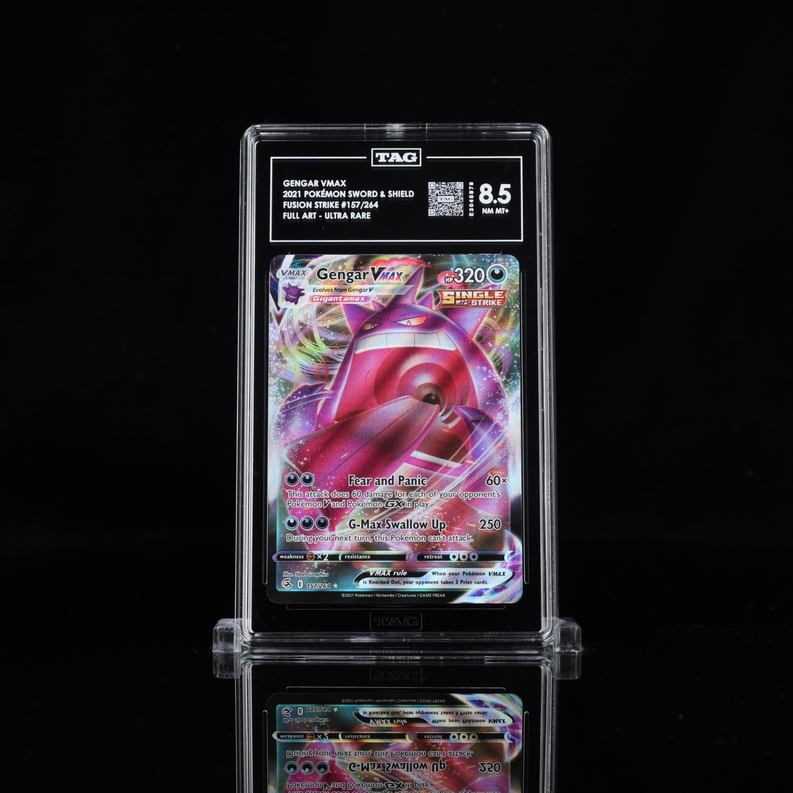 TAG 8.5 Gengar VMAX 157/264 Fusion Strike | NM MT+