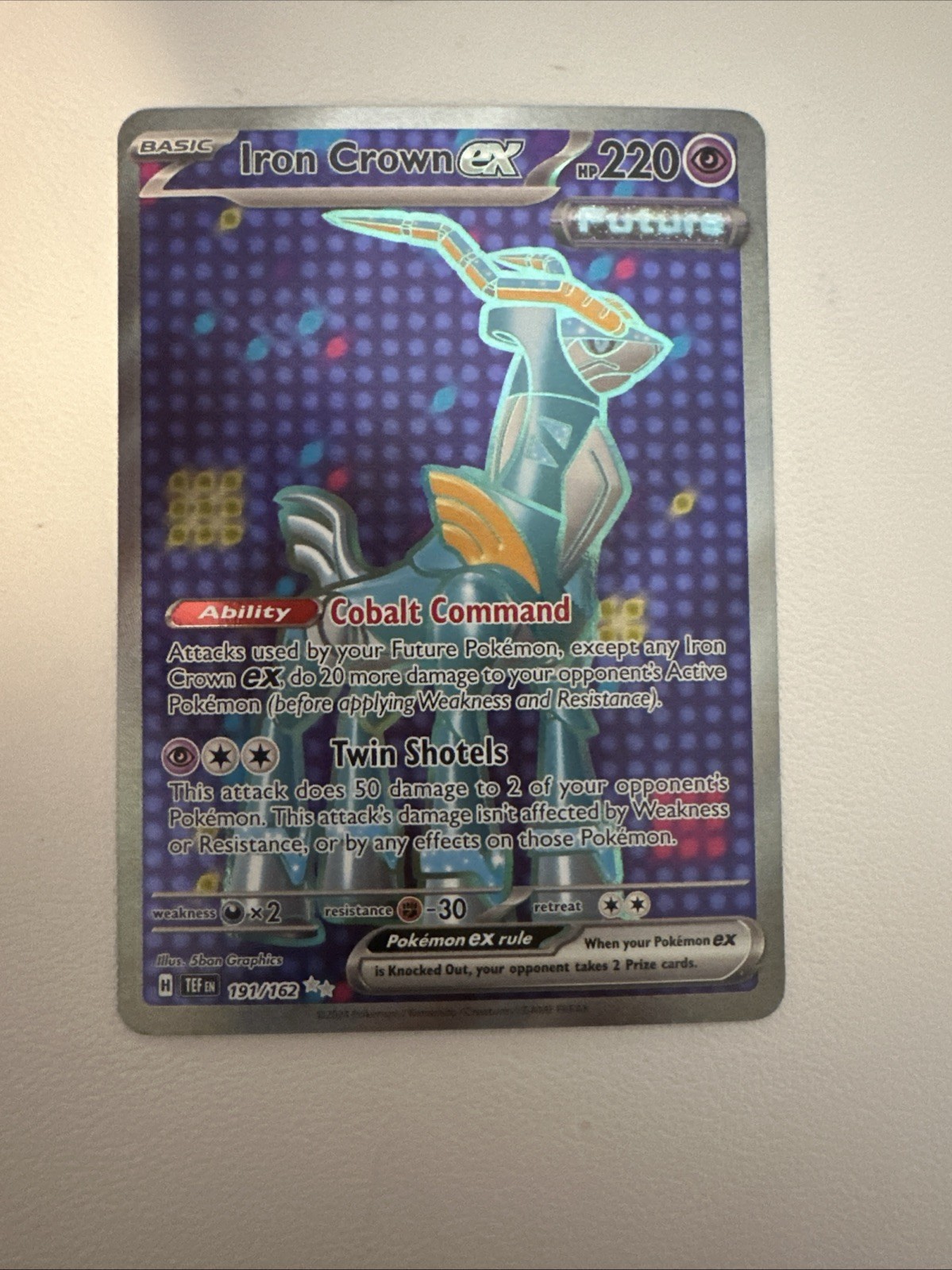 Iron Crown ex 191/162 Sv05: Temporal Forces Holo