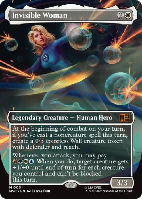 ~ Invisible Woman (Borderless) ~ NM Foil ~ ~ MTG ~