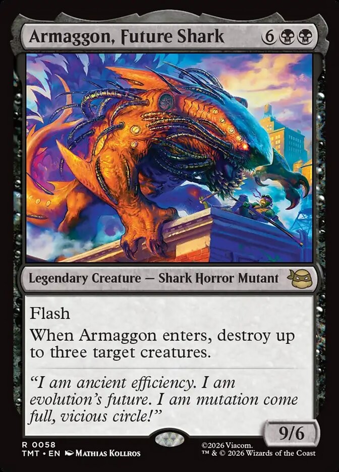 MTG TMNT R Armaggon, Future Shark #0058