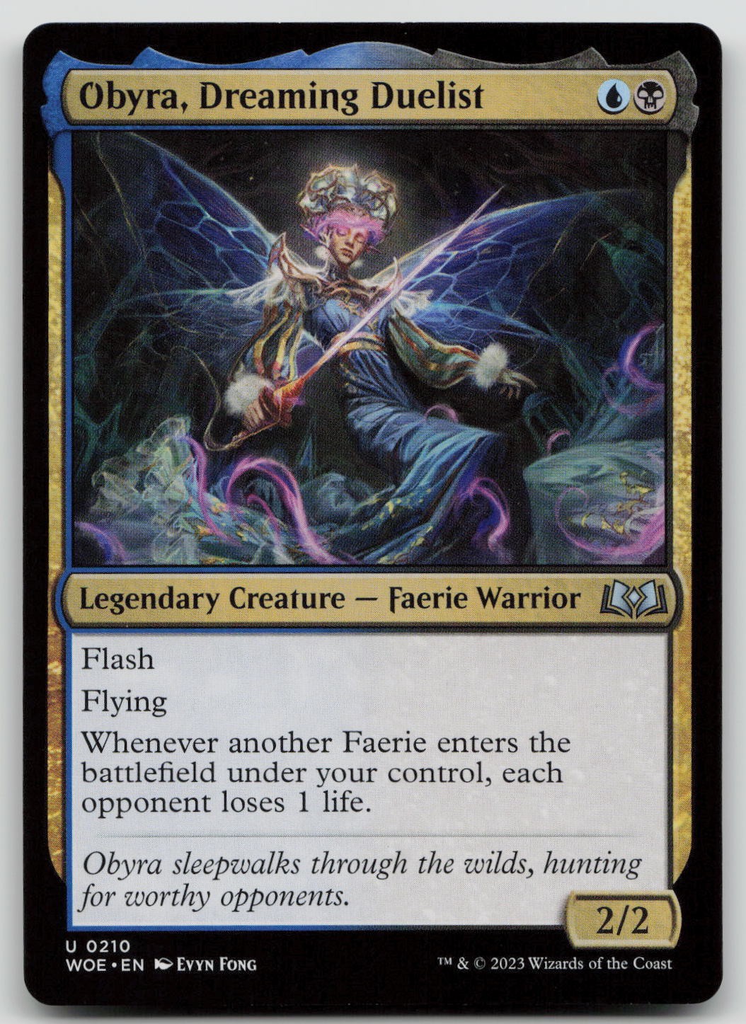 Obyra, Dreaming Duelist #210 (NM) Wilds of Eldraine WOE Magic MTG