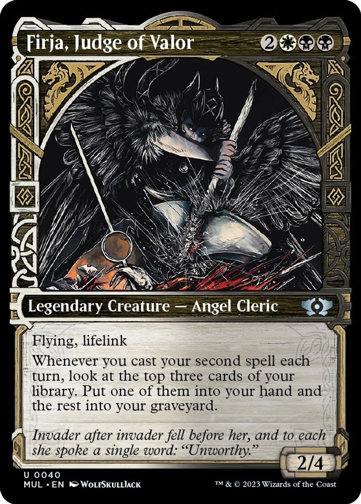 Firja, Judge of Valor – 40 – NM – Uncommon – March of the Machine: Multiverse…