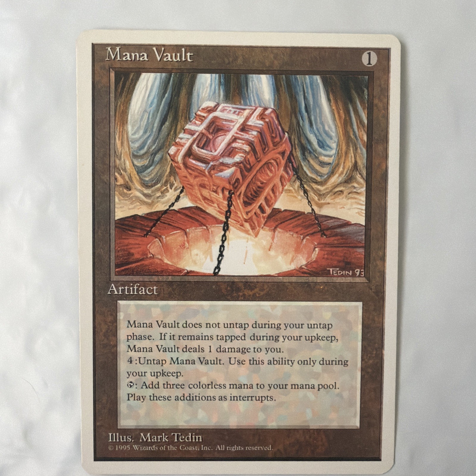Mana Vault MTG Magic the Gathering 4th Edition Litely Played See Pics
