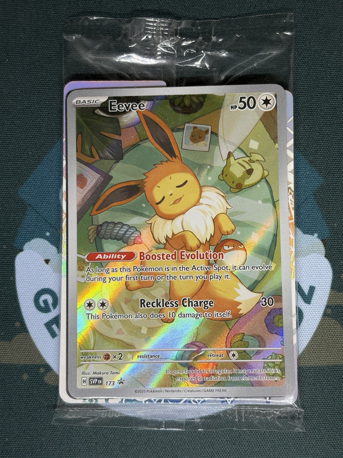 Pokémon TCG Card Eevee SVP173 Prismatic Evolutions Black Star Promo NM