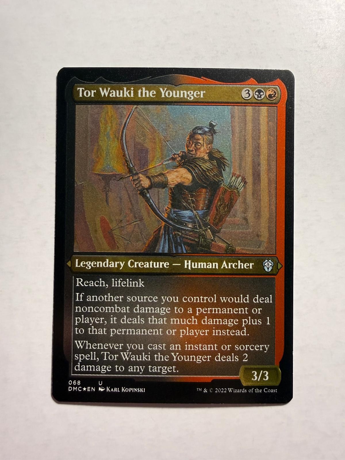 Tor Wauki the Younger (Foil Etched) 68 MTG Commander: Dominaria United