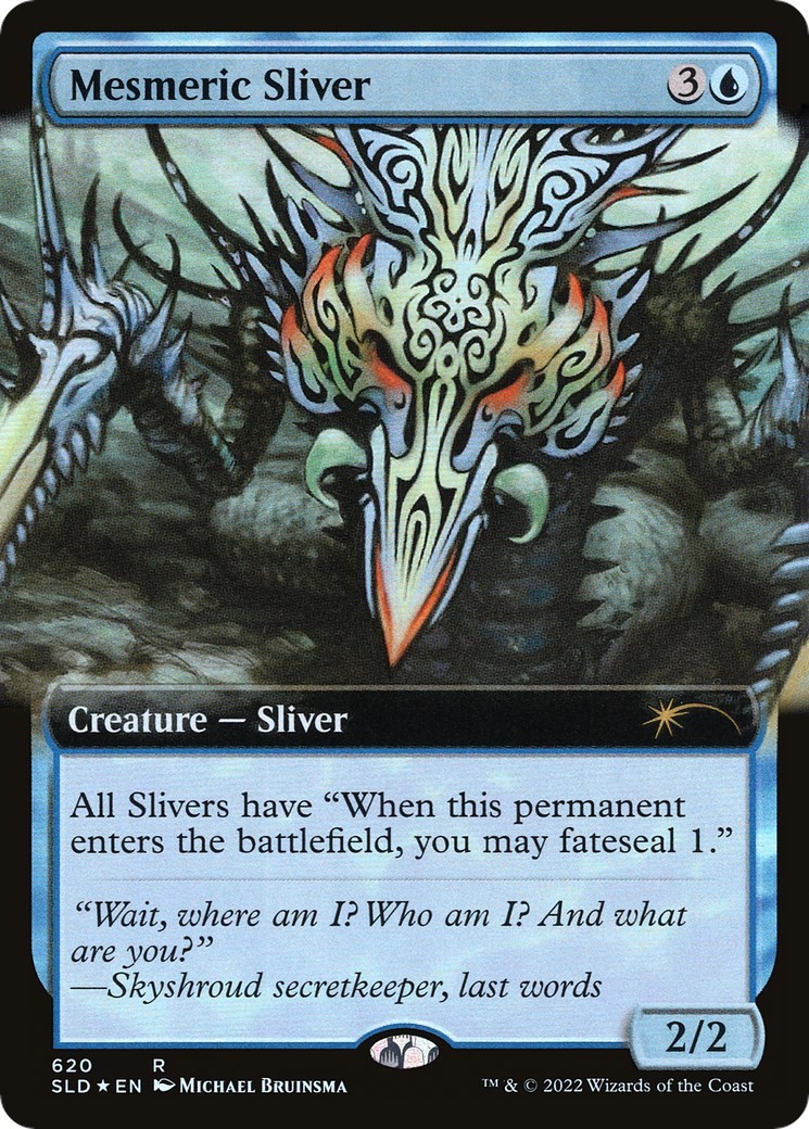 Mesmeric Sliver (Extended Art) [SLD-620] (Near Mint) [EN]