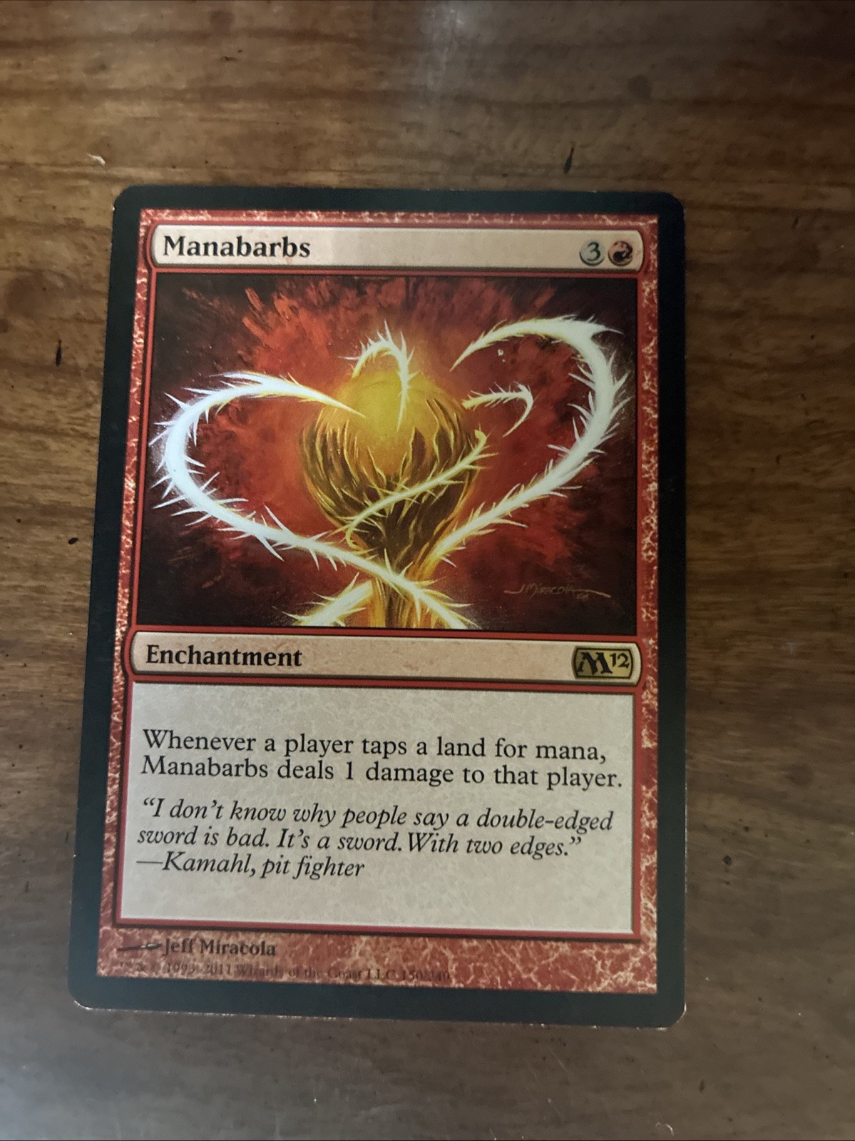 Manabarbs – Magic 2012 (M12) MTG Plus Bonus Rare!!!