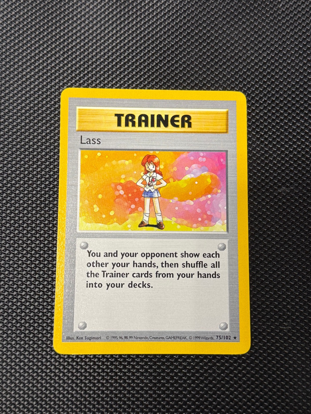 Lass Unlimited Rare Base Set (Shadowless) 075/102 NM