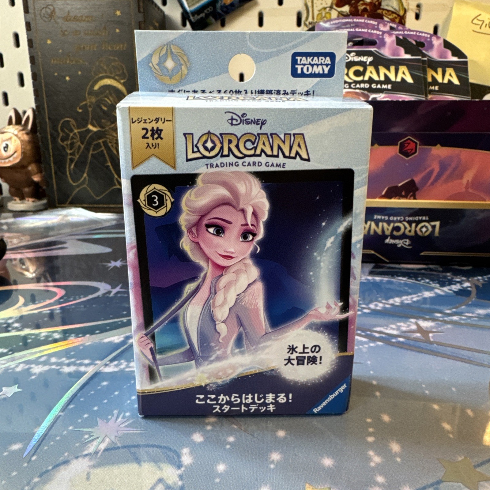 Disney Lorcana Elsa Japanese Exclusive 60card Starter Deck Elsa Trading Card