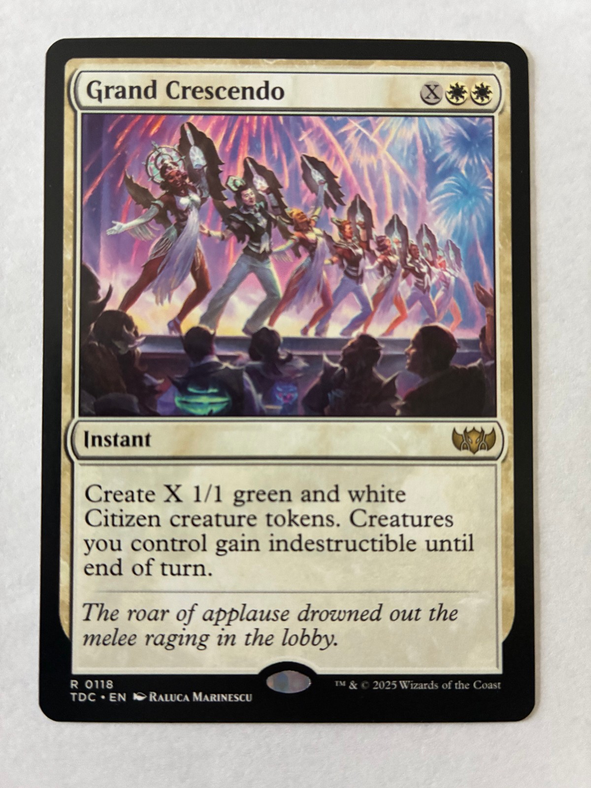 MTG Grand Crescendo Commander: Tarkir: Dragonstorm Regular NM