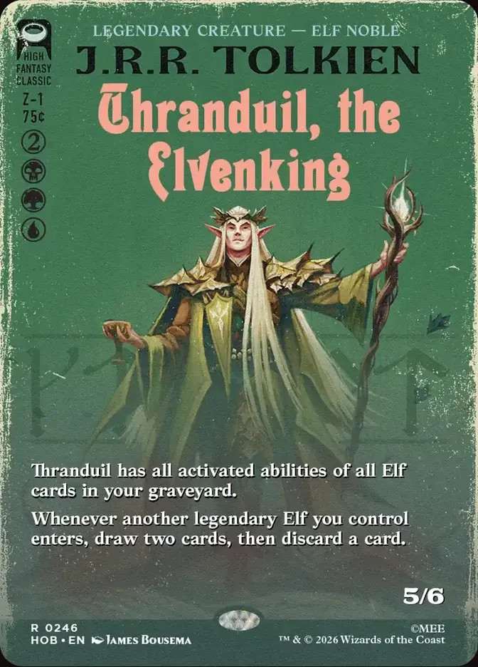 [Pre-Order] Thranduil, the Elvenking – MTG: The Hobbit – Book Cover Non-Foil