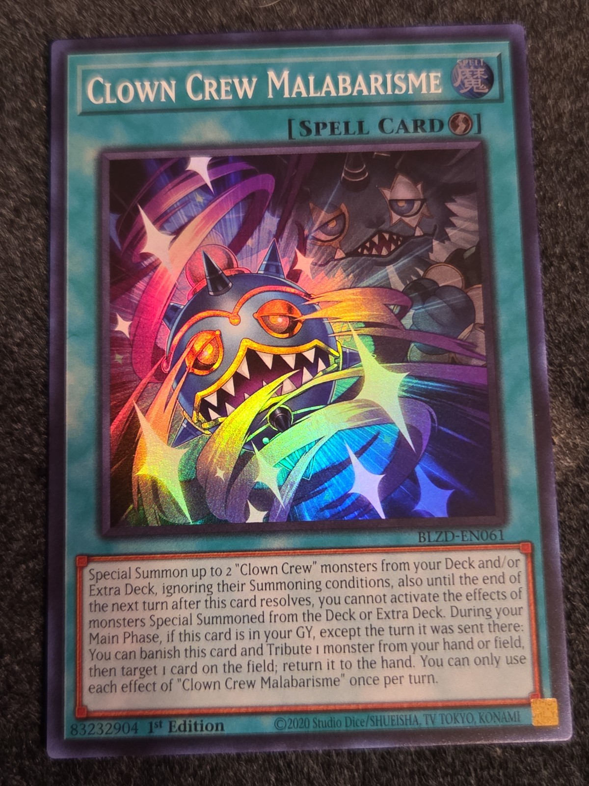 Clown Crew Malabarisme – BLZD-EN061 – Super Rare – Blazing Dominion – NM/M
