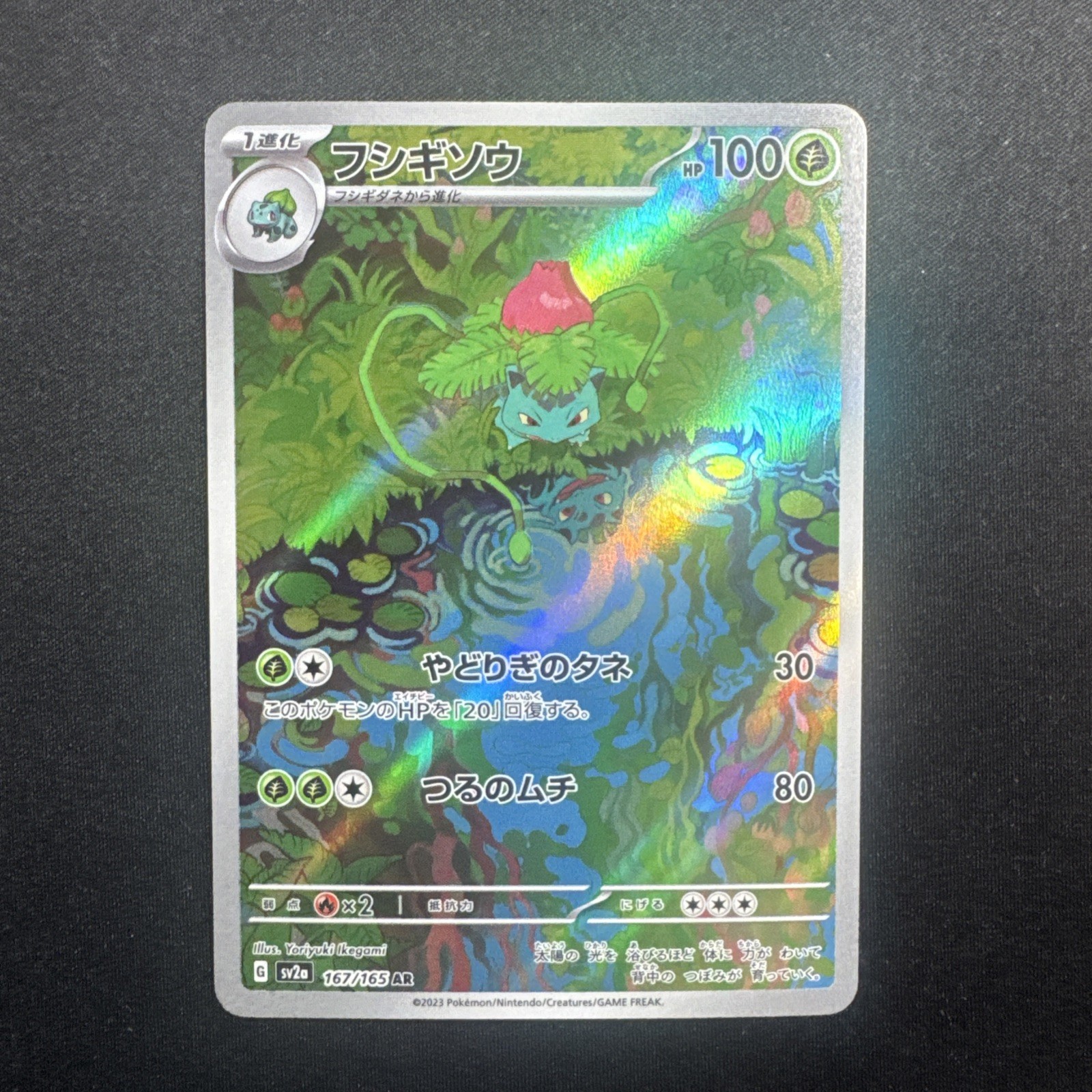 Ivysaur 167/165 Sv2a: Pokemon Card 151 Holo (Japanese)