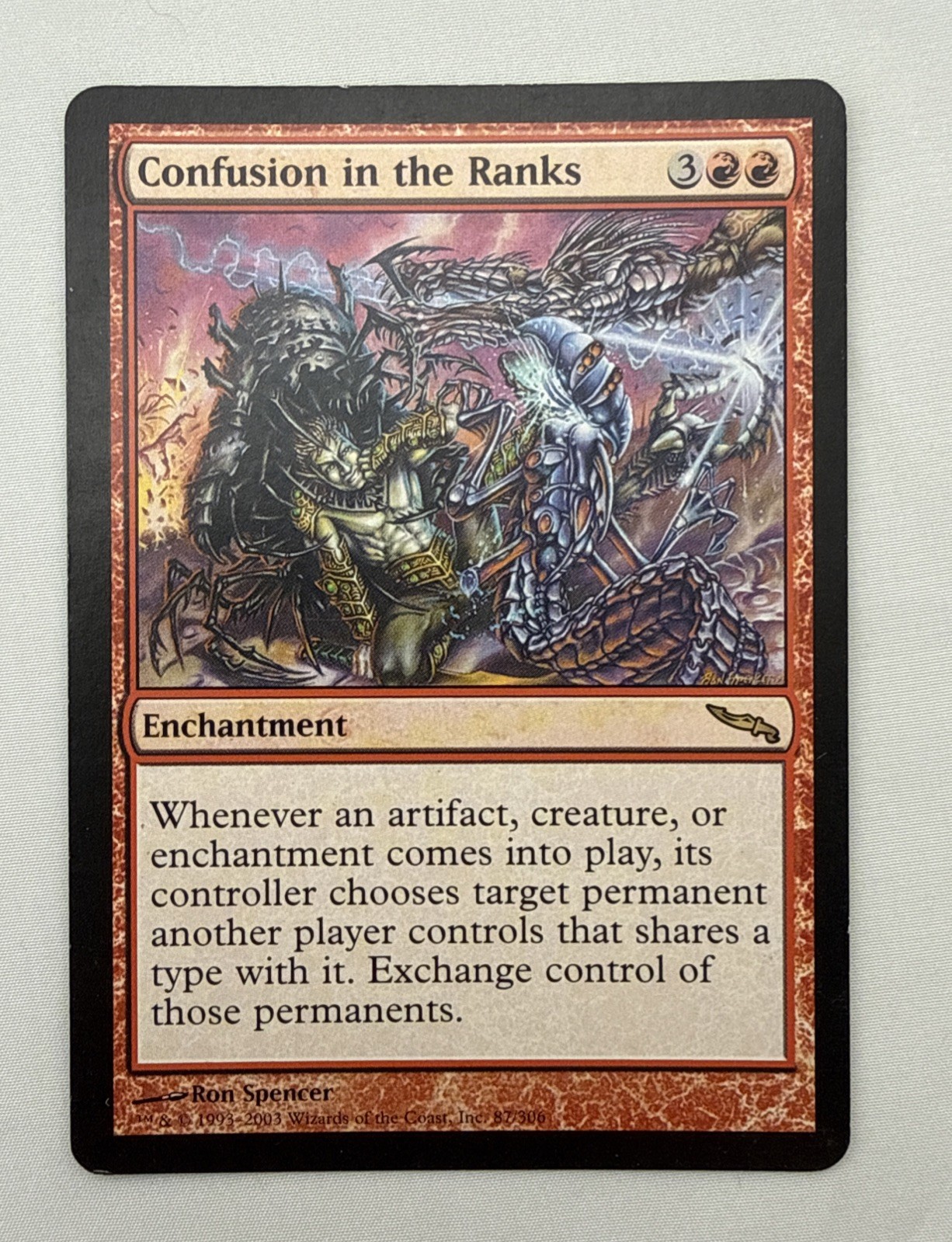 Confusion in the Ranks x1 MTG Mirrodin 1x Magic Very Good Light Play VG LP