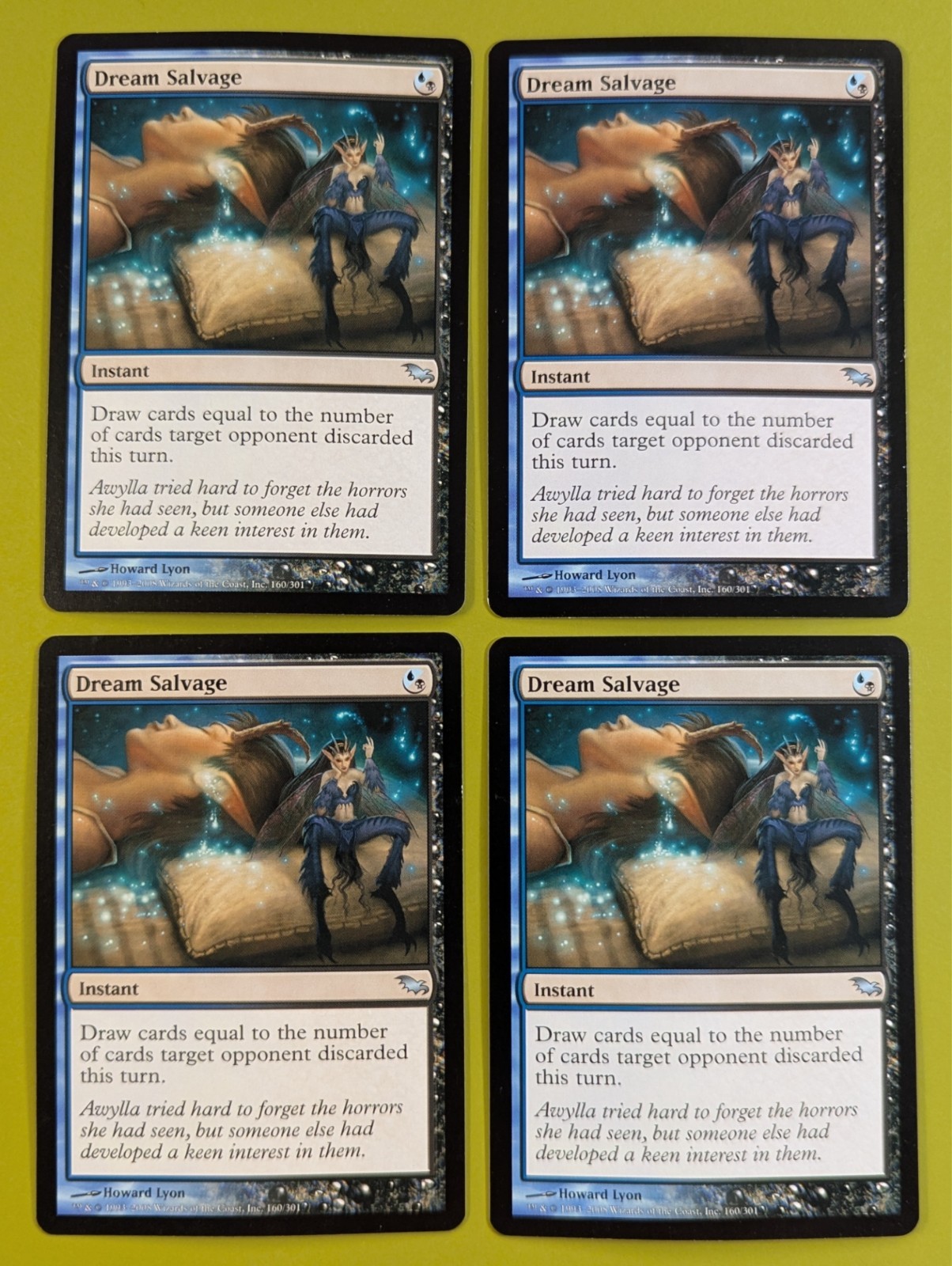 Dream Salvage x4 Shadowmoor 4x Playset Magic the Gathering MTG
