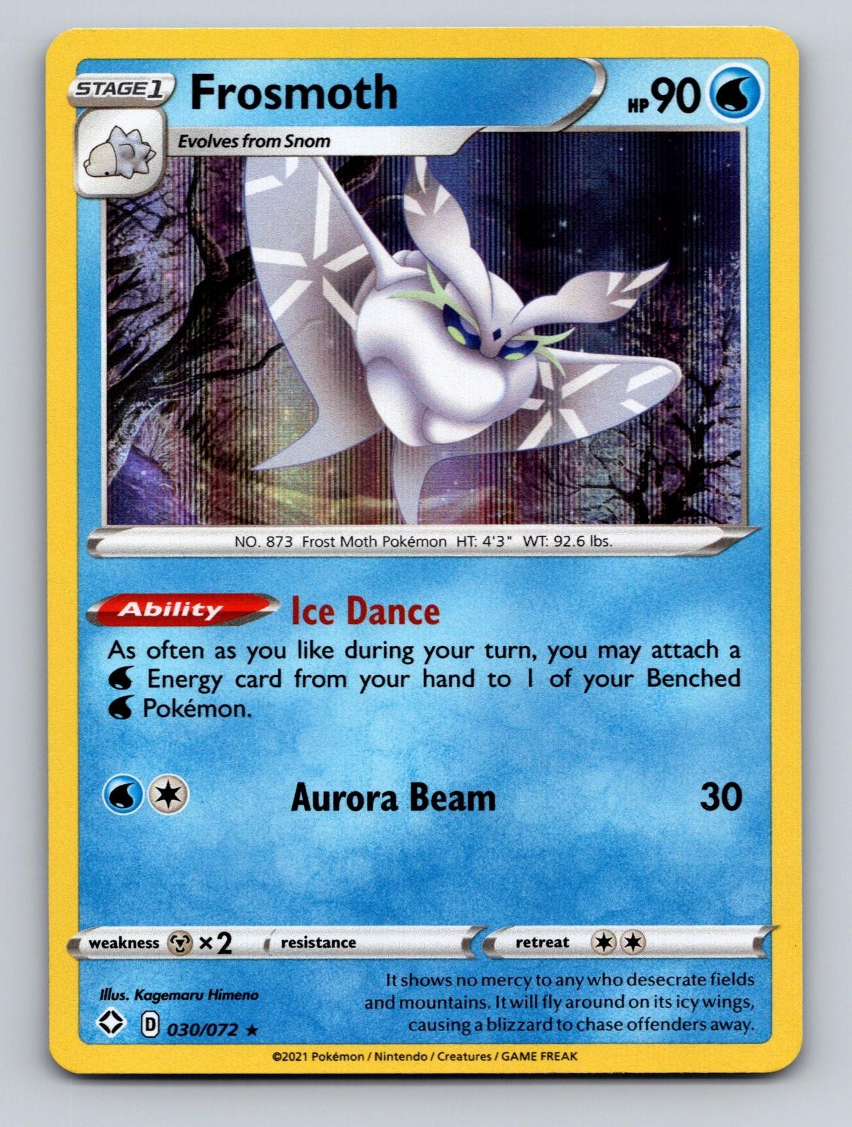 Frosmoth 030/072 Holo Rare Shining Fates Near Mint