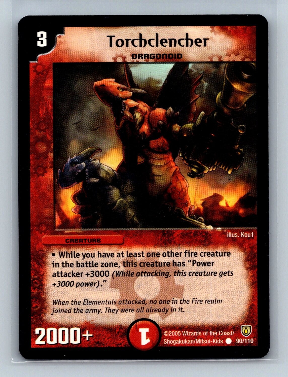 Duel Masters TCG – Torchlencher 90/110 – Wizards Invincible Wrath