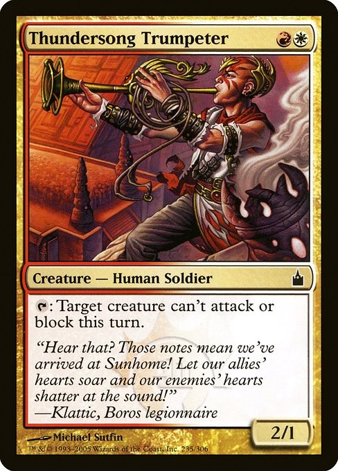 (2x) THUNDERSONG TRUMPETER – Ravnica – MTG Magic the Gathering Card