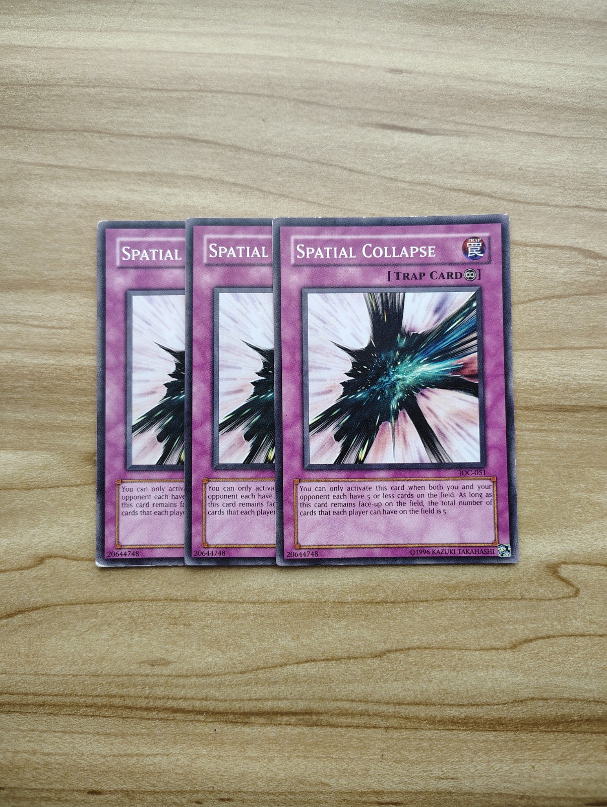 Yu-Gi-Oh! – Spatial Collapse 3X – Full Playset Of Cards