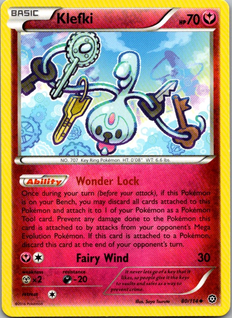 Klefki Uncommon XY – Steam Siege 80/114 NM