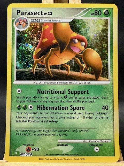 Parasect Classic Collection Pokemon Trading Card Game Classic 005/034 NM
