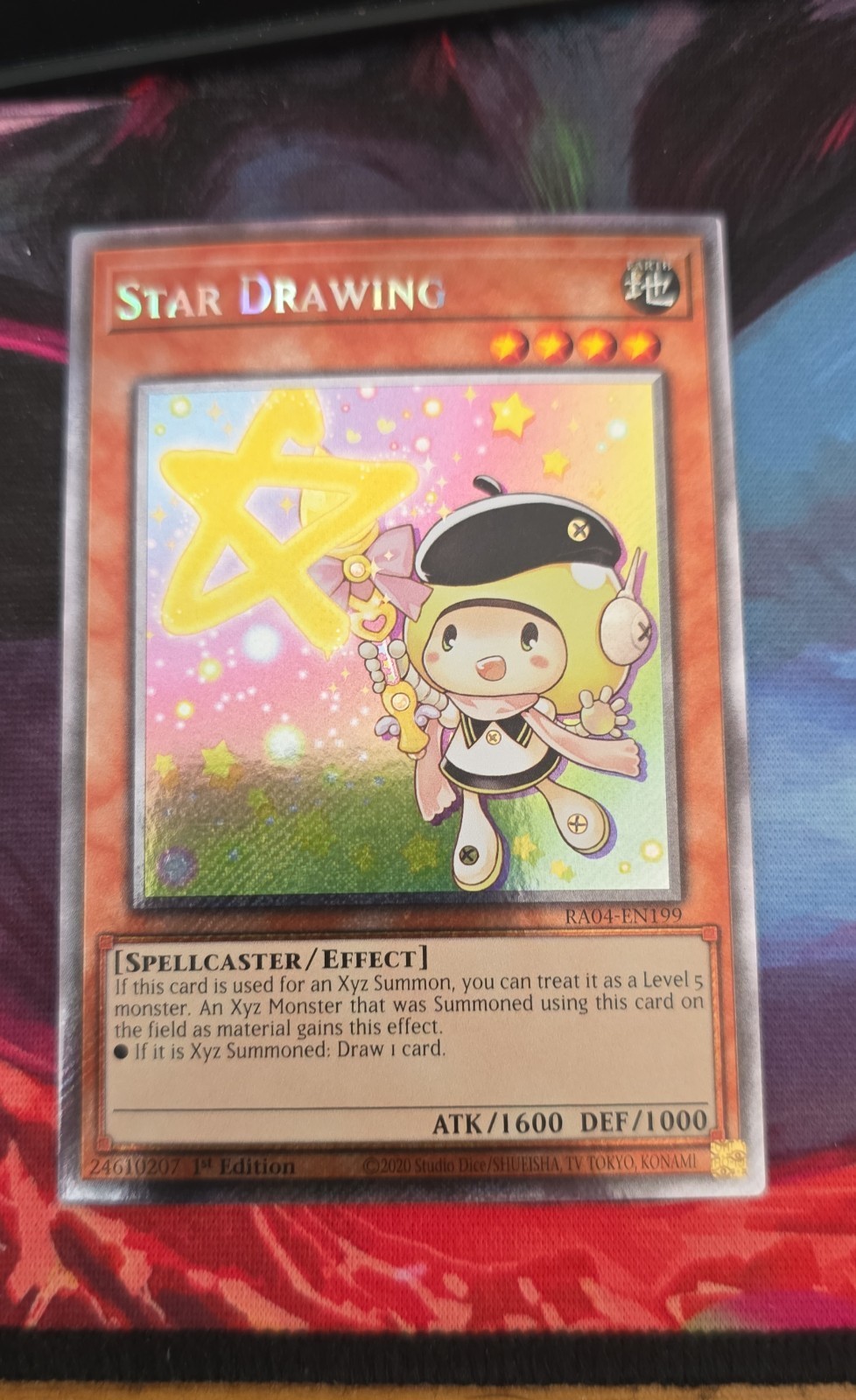 Star Drawing (Platinum Secret Rare) RA04-EN199 Quarter Century Stampede 1st…