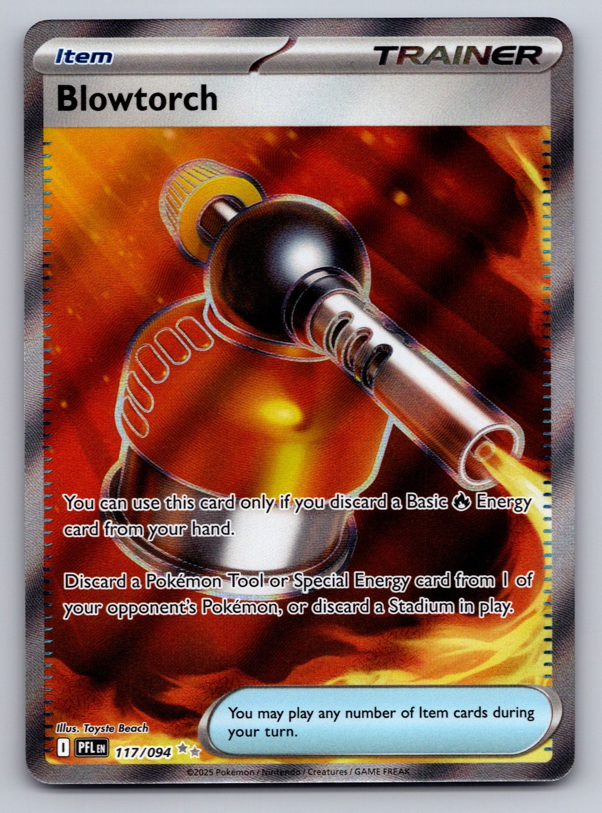 Blowtorch 117/094 Ultra Rare Phantasmal Flames Near Mint