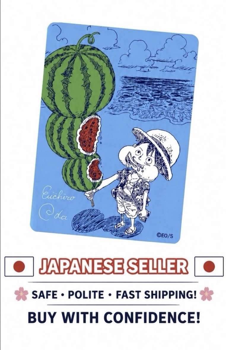 One Piece NatsuComi Eiichiro Oda Metakira Card 2026 Summer Comics Fair Promo c
