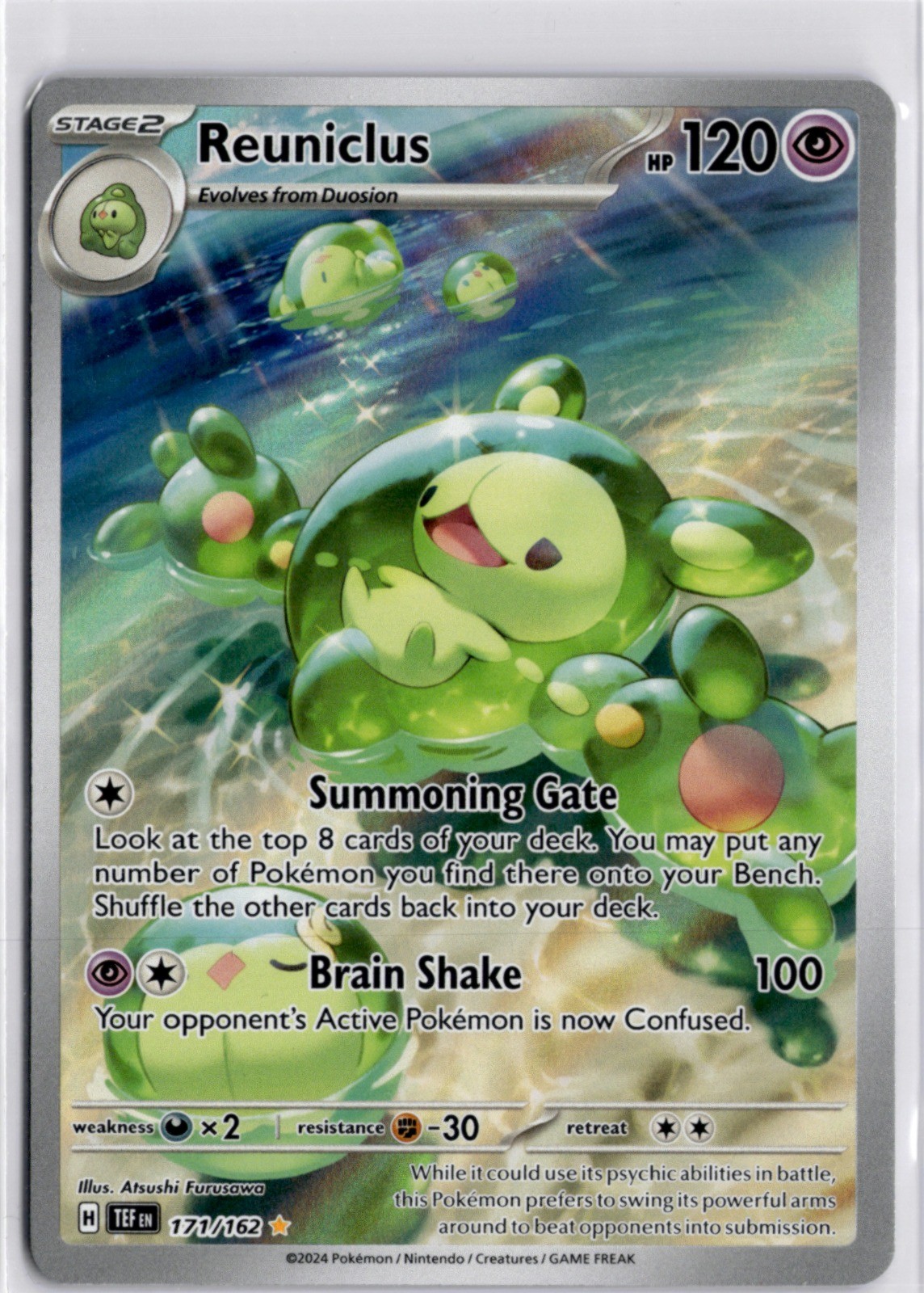 Reuniclus Illustration Rare SV05: Temporal Forces 171/162 NM