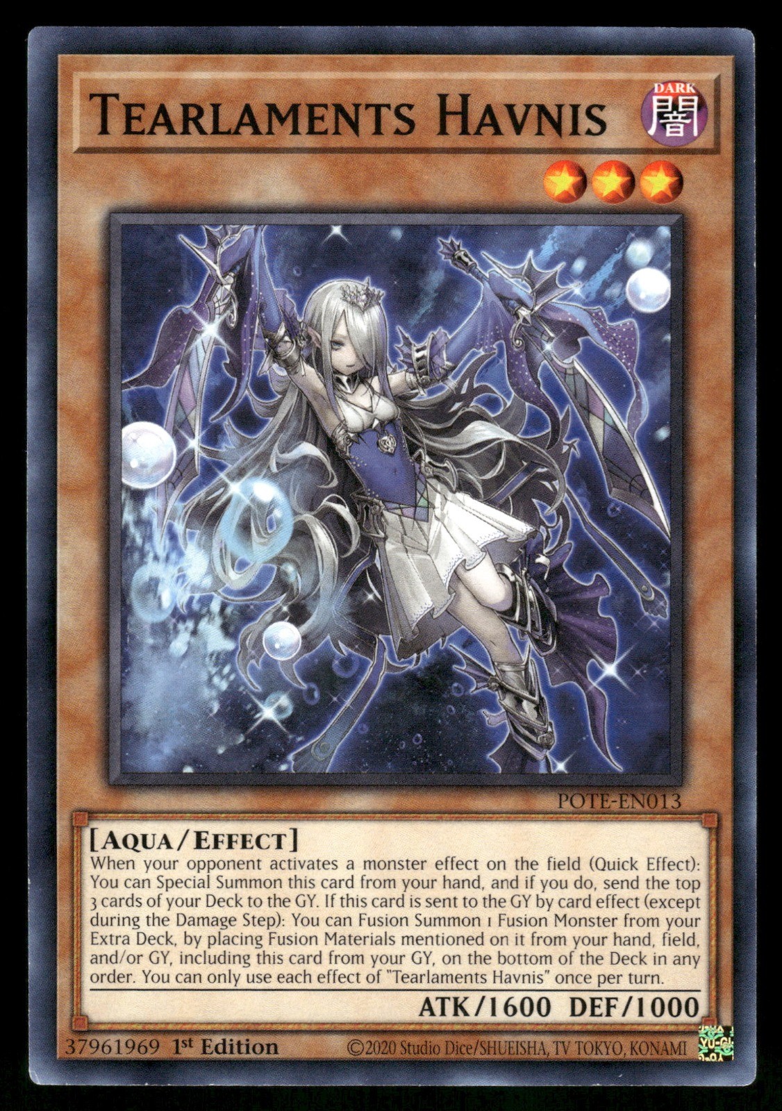 Yugioh Tearlaments Havnis POTE-EN013 Common Unlimited NM