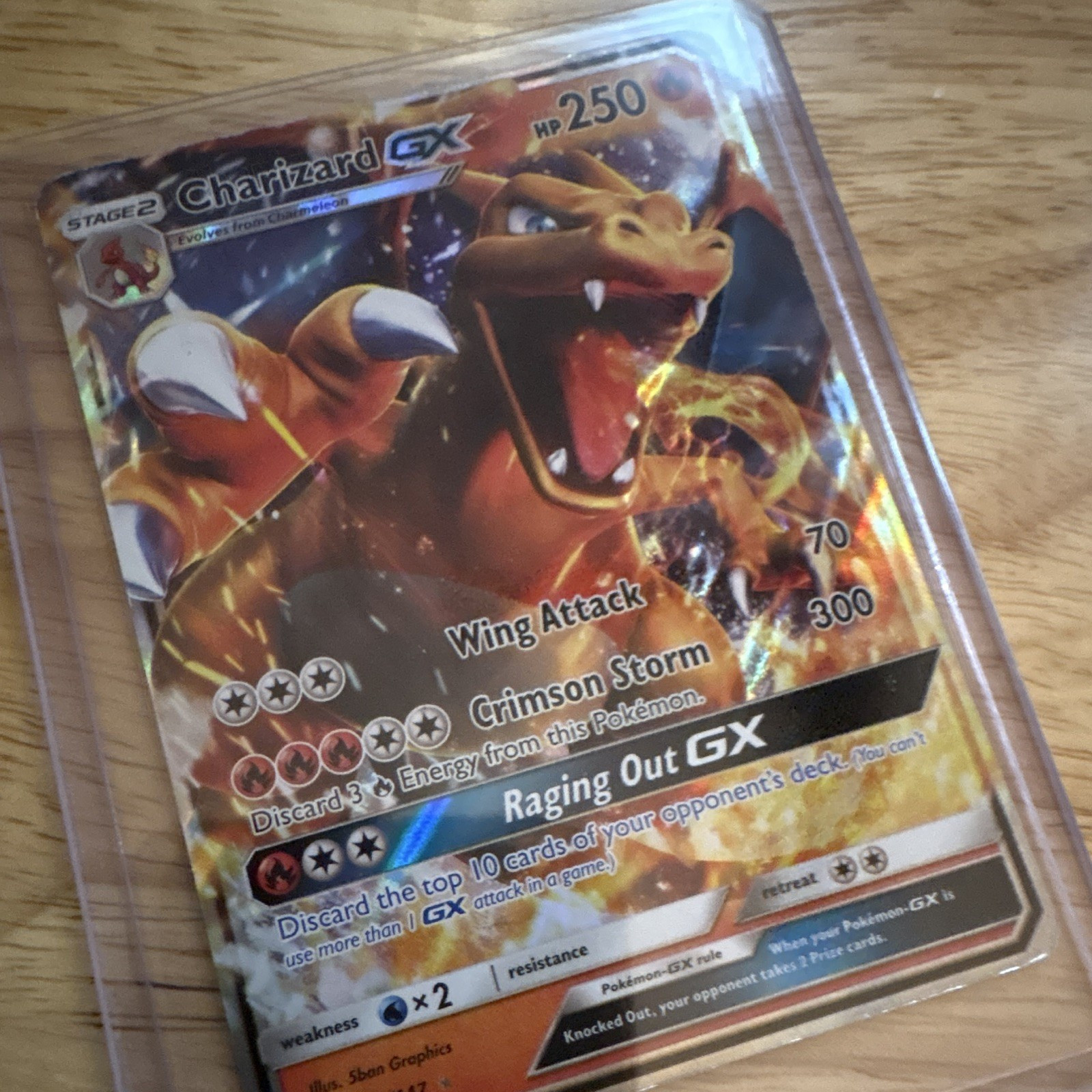 Charizard GX 20/147 SM-Burning Shadows Full Art Holo Ultra Rare 250 HP