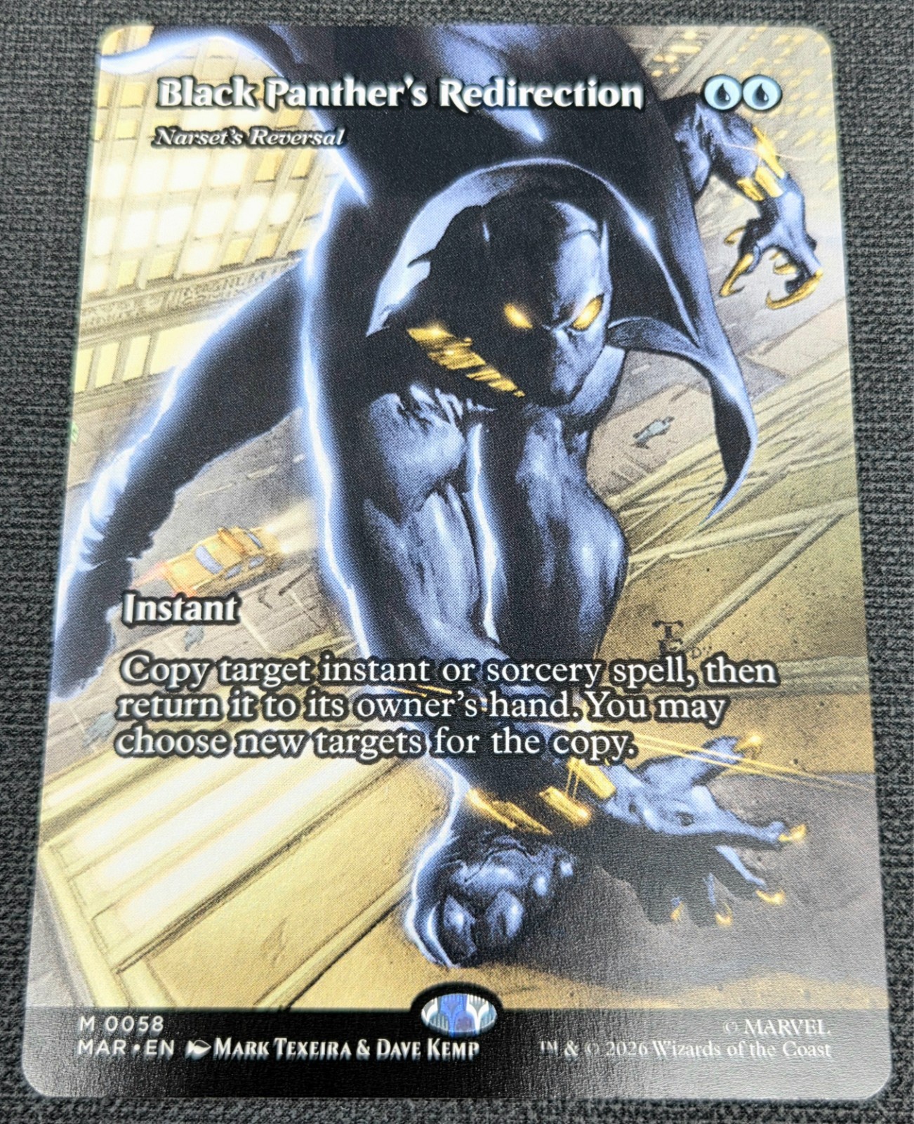Magic MTG: Marvel Eternal Black Panther’s Redirection – Narset’s Reversal #0058
