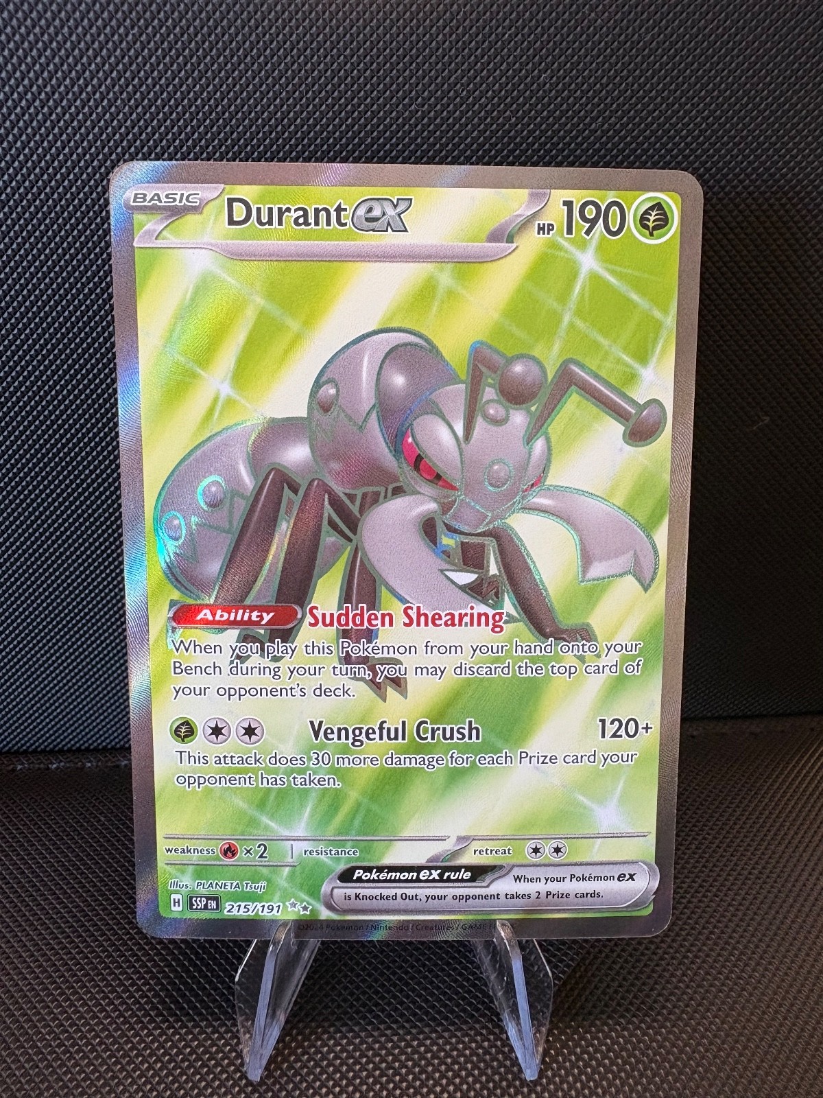 Durant ex – Holo Ultra Rare SV08: Surging Sparks 215/191 NM