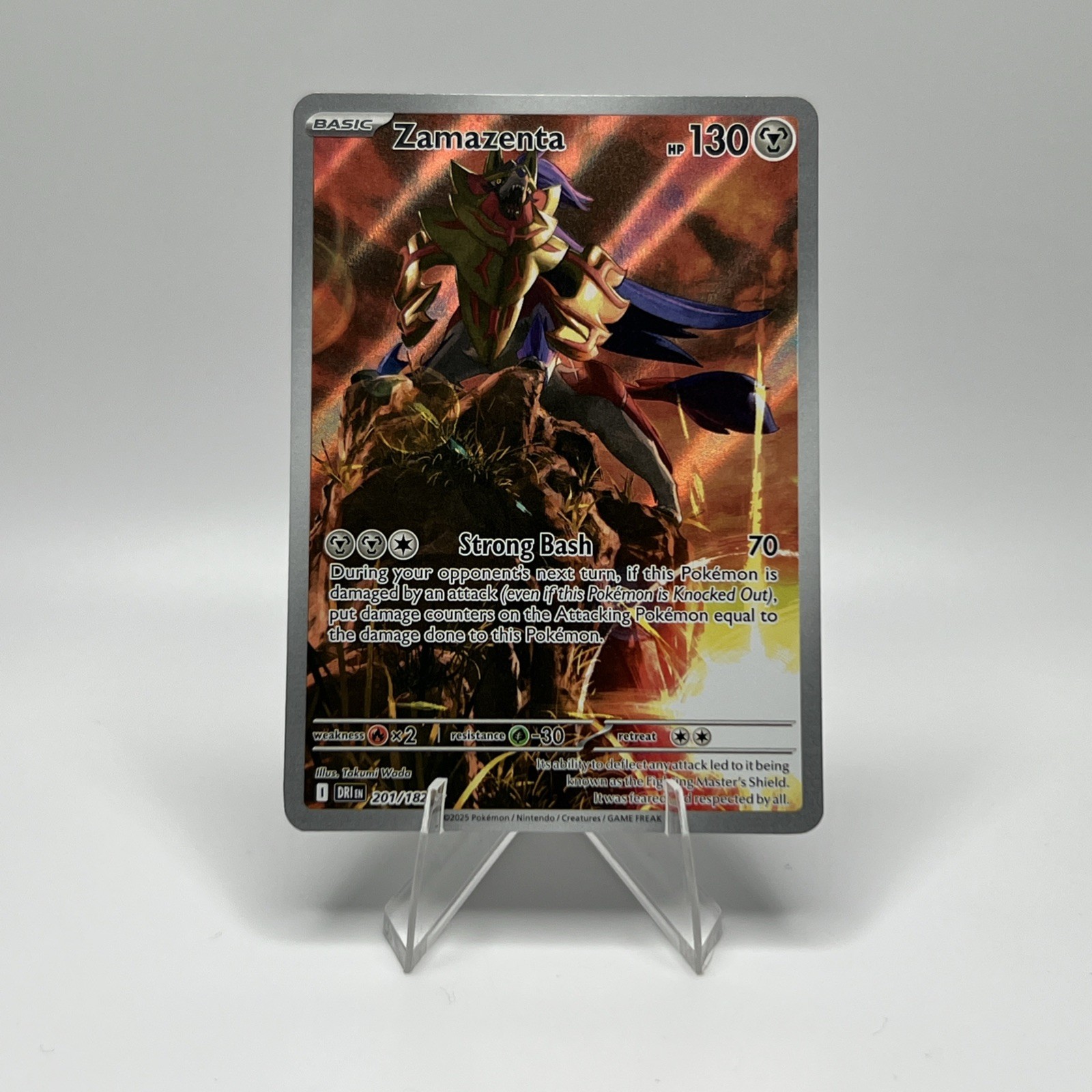 Zamazenta Illustration Rare Sv10: Destined Rivals 201/182