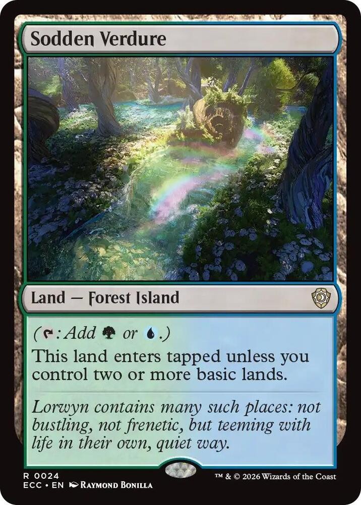 Sodden Verdure – ECC 0024 – NM – MTG Magic