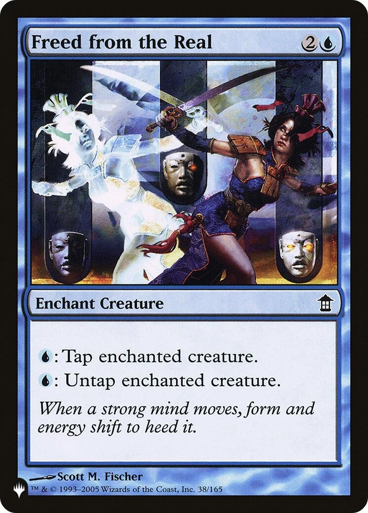 Freed from the Real [LIST – 38/165] Common NM The List Reprints MTG
