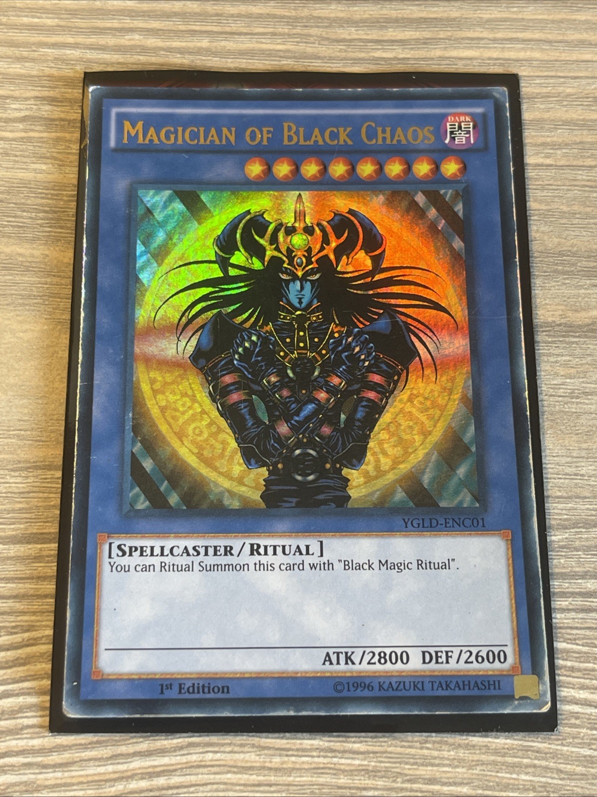 Magician of Black Chaos YGLD-ENC01 Yugi’s Legendary Decks 1st Edition Mod Play
