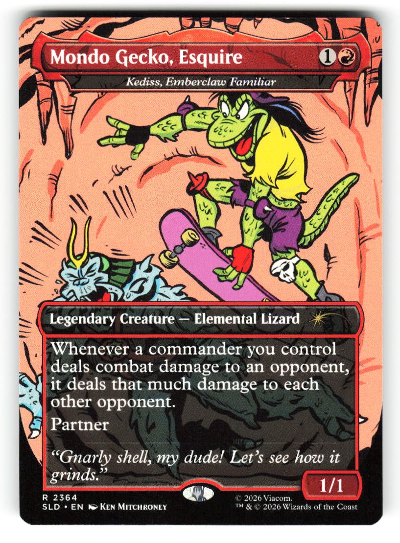 Mondo Gecko, Esquire Kediss, Emberclaw Familiar #2364 (NM) (Non-Foil) (R) (SLD)