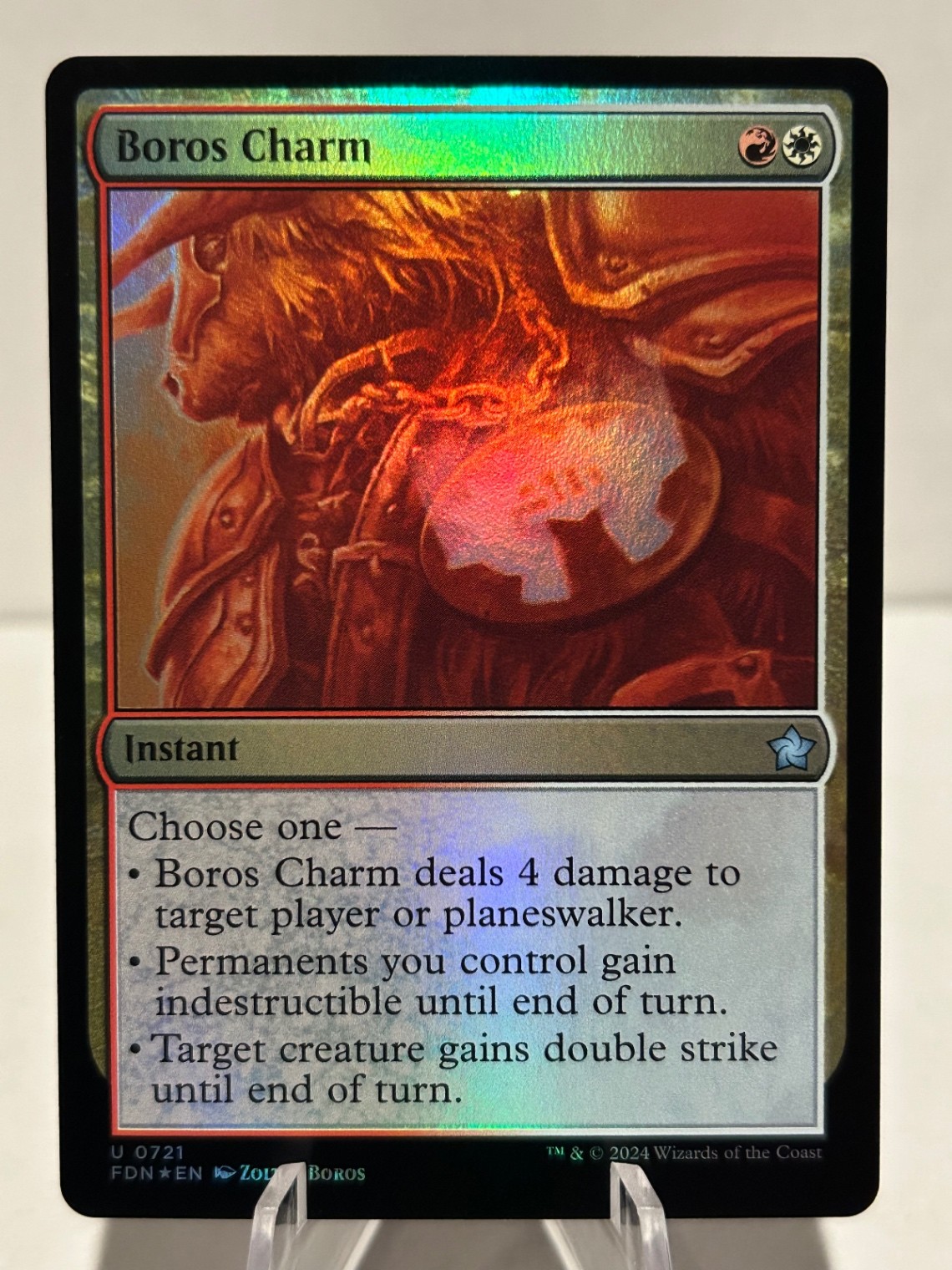 Boros Charm 721 U Foundations FOIL NM MTG