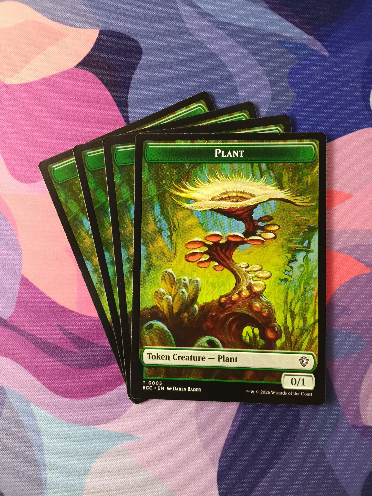 Plant 0005 Token x 4| *% Off 2+ | Lorwyn Eclipsed | NM | MTG