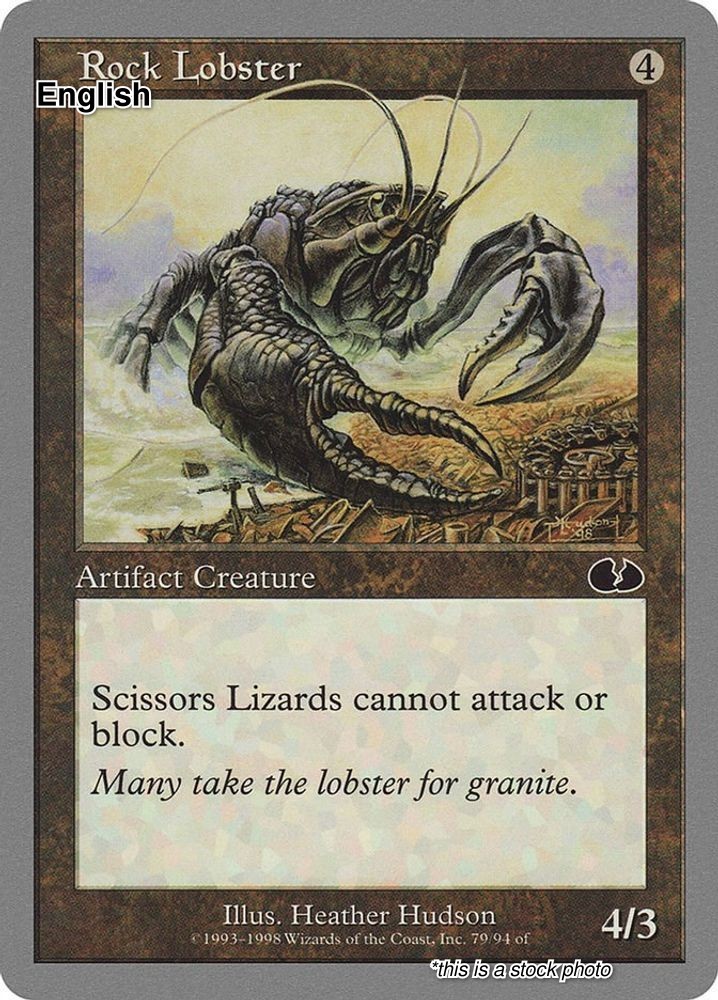 Rock Lobster EN [UGL – 79] – NM TCG MTG