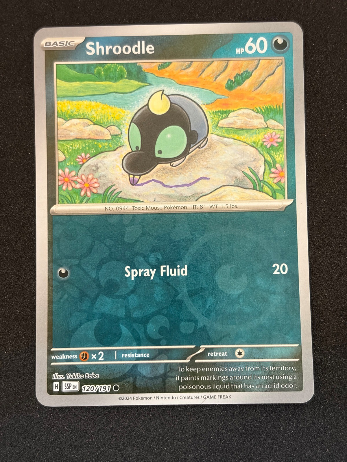 Shroodle Reverse Holo Common SV08: Surging Sparks 120/191 NM
