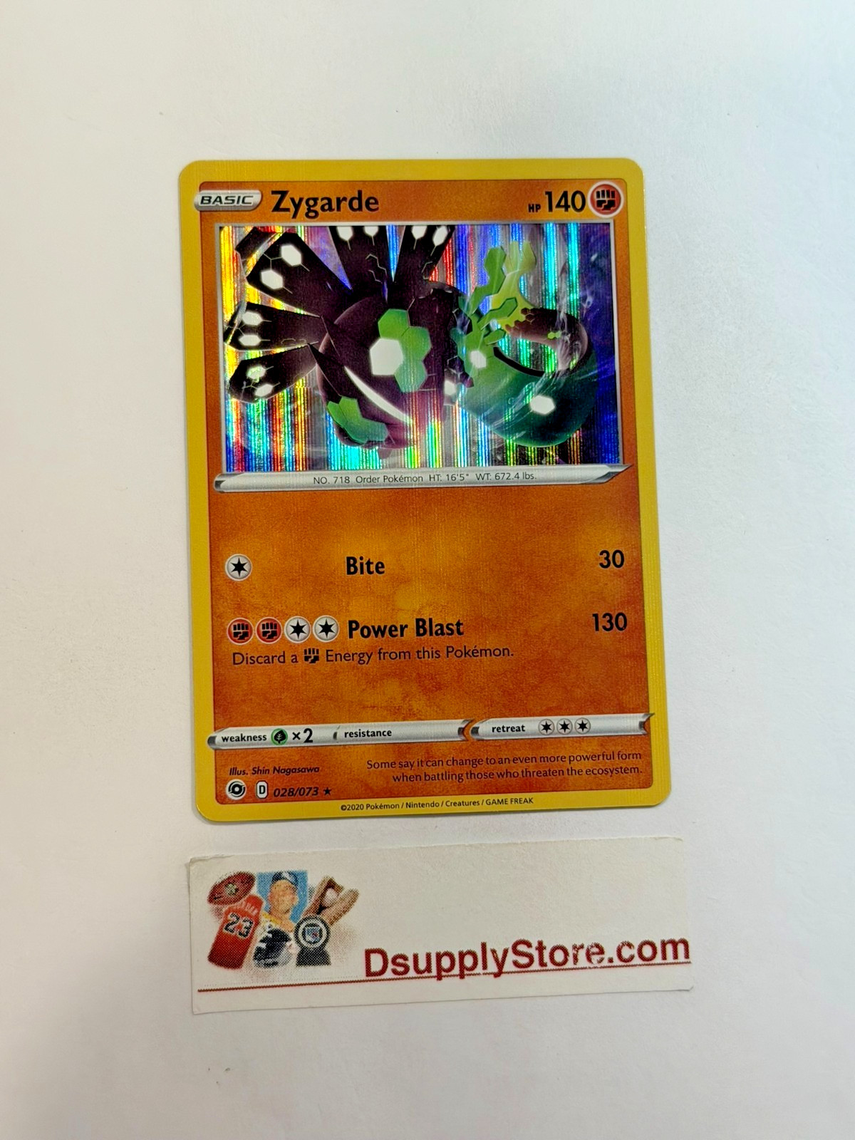 Zygarde 28/73 Champions Path Holo Pokemon FREE SHIPPING